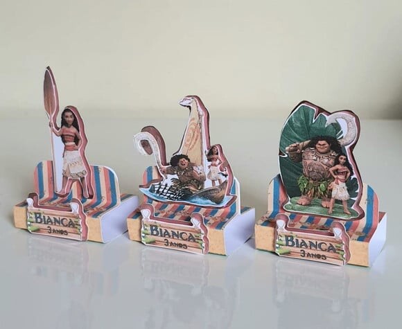 Kit 50 Lembrancinhas para Festa Moana