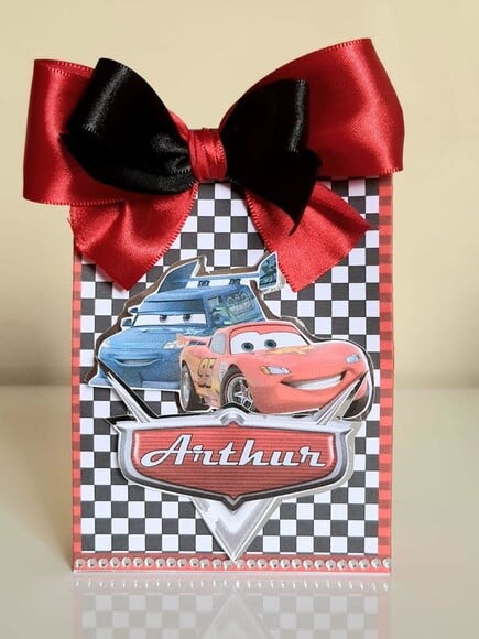 Caixa Sacolinha Carros