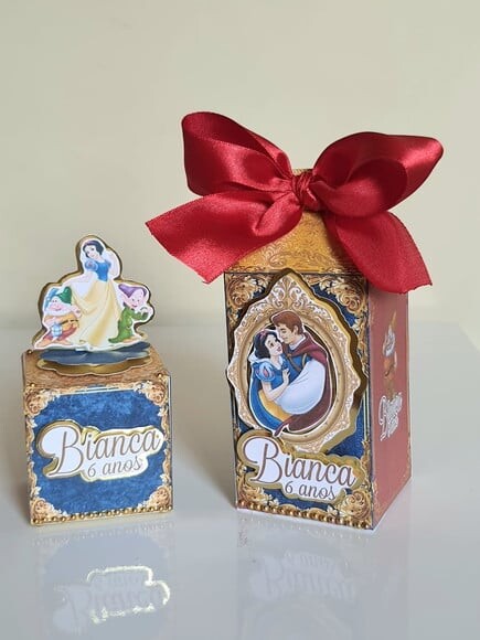 Kit 50 Lembrancinhas para Festa Branca de Neve