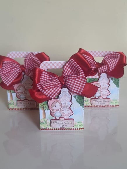 Caixa Maletinha Chapéuzinho Vermelho