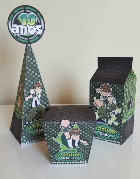 Kit 50 Lembrancinhas de Festa Ben 10