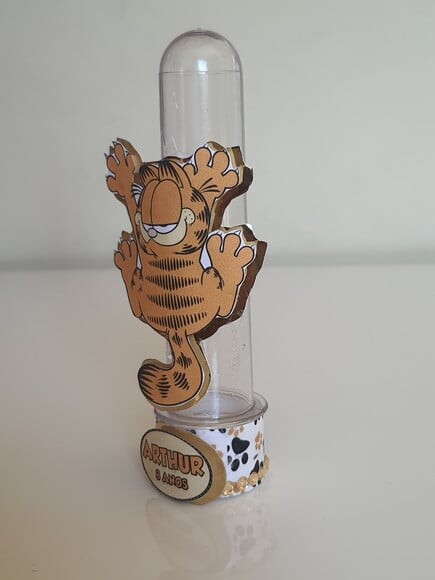 Tubete Lembrancinha de Festa Garfield