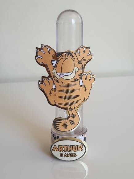 Tubete Lembrancinha de Festa Garfield