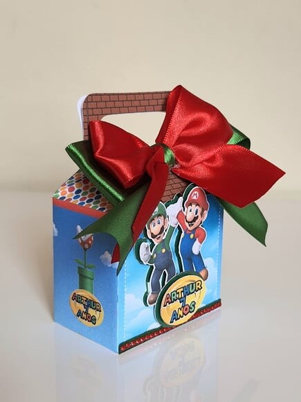 Caixa Mala Super Mário