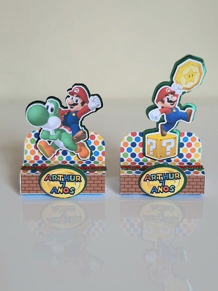 Porta-bis Duplo Super Mário