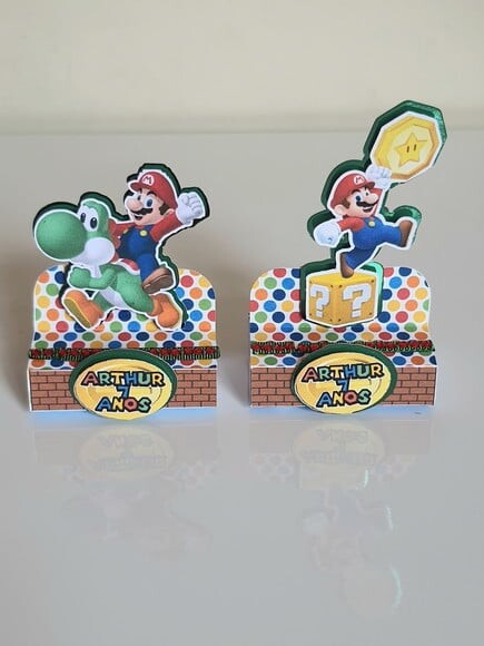 Porta-bis Duplo Super Mário