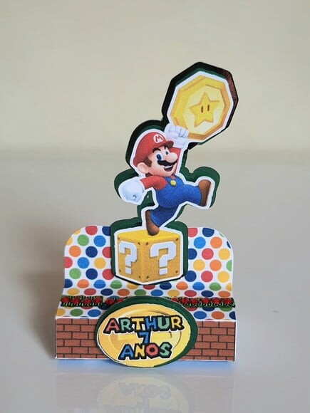 Porta-bis Duplo Super Mário