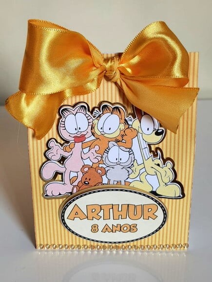 Caixa Sacolinha Garfield
