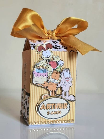 Caixa Milk Garfield