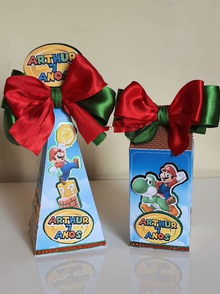 Kit 30 Lembrancinhas de Festa Super Mário