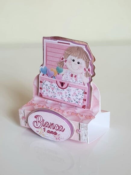 Porta-bis Duplo Boneca