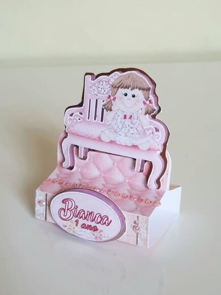 Porta-bis Duplo Boneca
