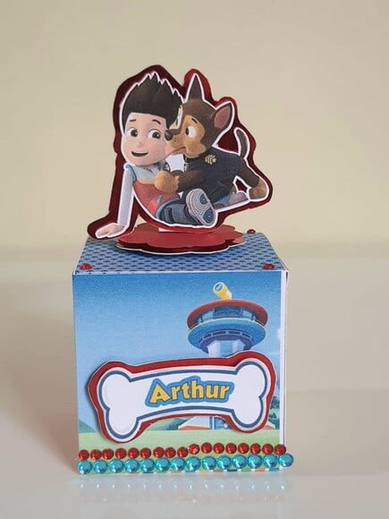 Caixa Cubo Patrulha Canina