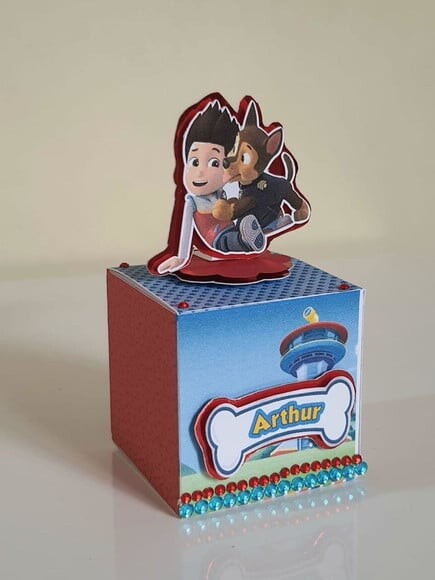 Caixa Cubo Patrulha Canina