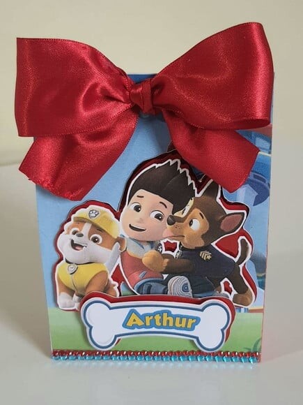 Caixa Sacolinha Patrulha Canina