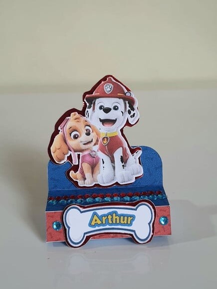 Porta-bis Duplo Patrulha Canina