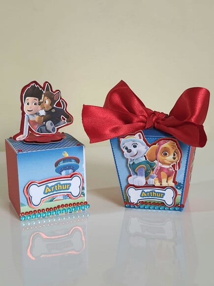 Kit 50 Lembrancinhas de Festa Patrulha Canina
