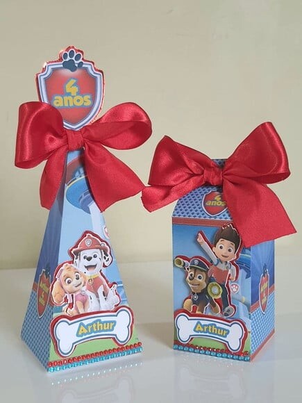 Kit 50 Lembrancinhas de Festa Patrulha Canina