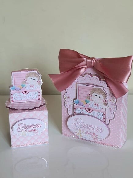 Kit 50 Lembrancinhas de Festa Boneca