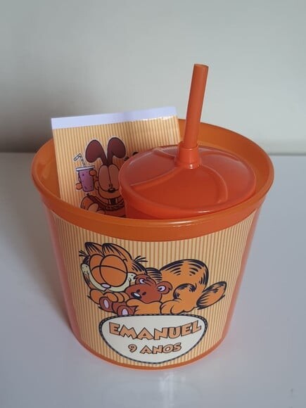 Kit Cinema Lembrancinha de Festa Garfield