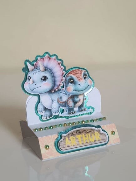 Porta-bis Duplo Dinossauro