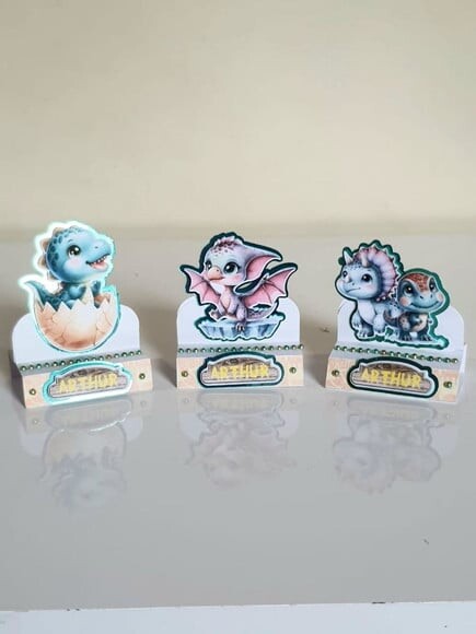 Porta-bis Duplo Dinossauro