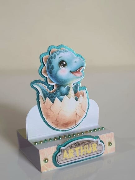 Porta-bis Duplo Dinossauro