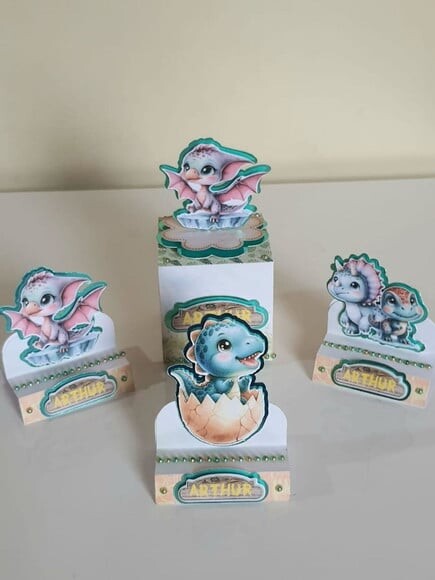 Kit 50 Lembrancinhas de Festa Dinossauro