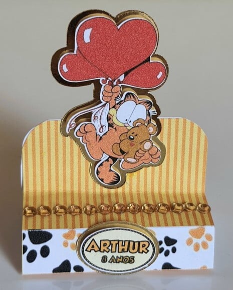Porta-bis Duplo Garfield