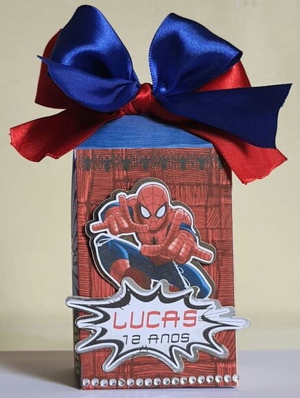 Caixa Milk Homem-aranha