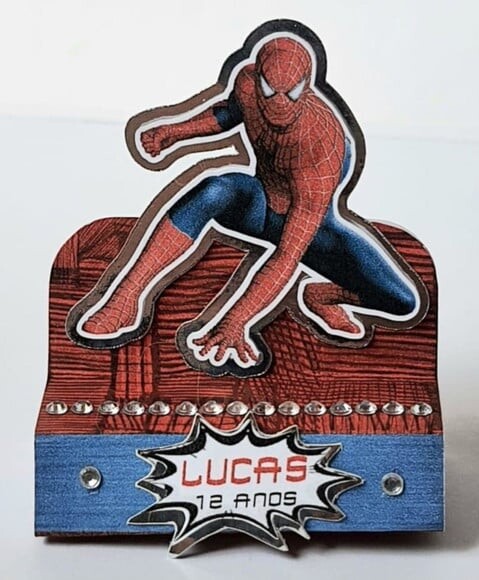 Porta-bis Duplo Homem Aranha
