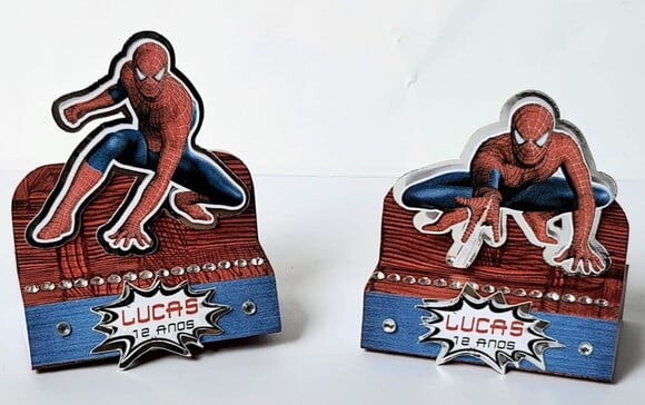 Porta-bis Duplo Homem Aranha