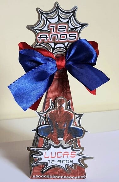 Caixa Pirâmide Homem Aranha