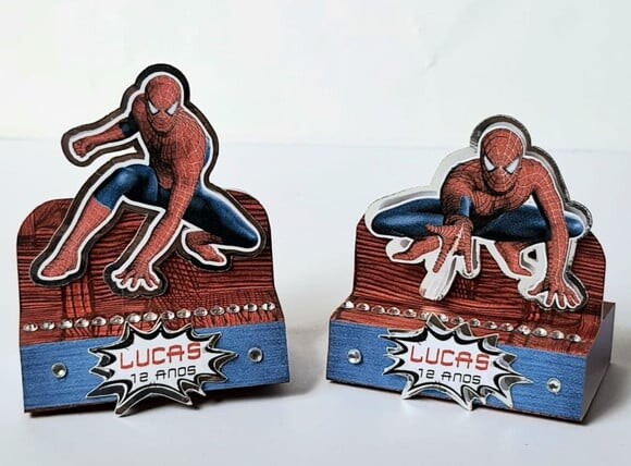 Porta-bis Duplo Homem Aranha