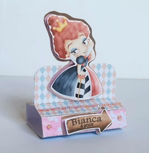 Porta-bis Duplo Alice no País das Maravilhas