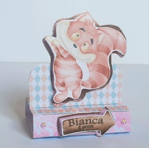 Porta-bis Duplo Alice no País das Maravilhas
