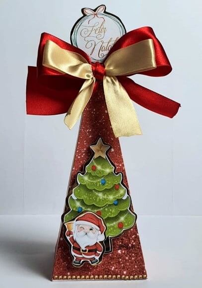 Caixa Pirâmide Natal