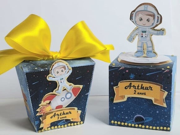 Kit 50 Lembrancinhas de Festa Astronauta
