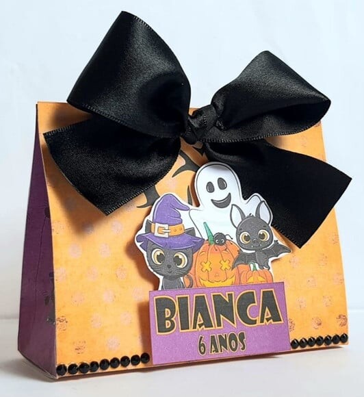 Caixa Sacolinha Lembrancinha de Festa Halloween