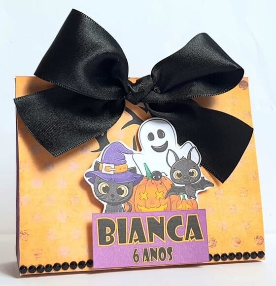 Caixa Sacolinha Lembrancinha de Festa Halloween