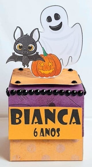 Caixa Cubo Halloween