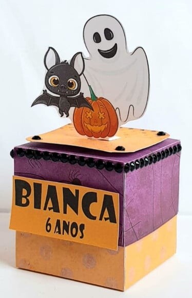 Caixa Cubo Halloween