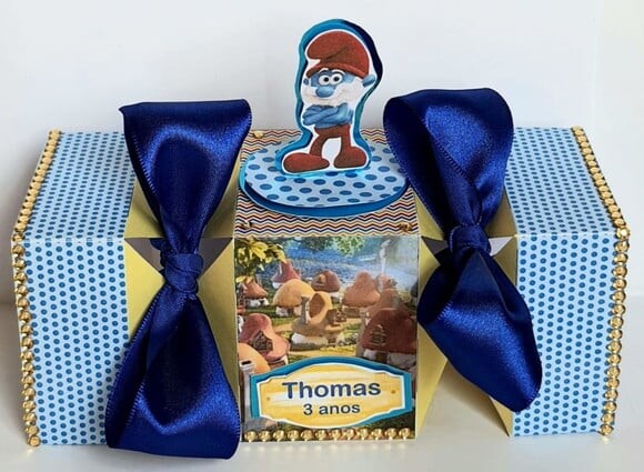 Caixa Bala Smurfs