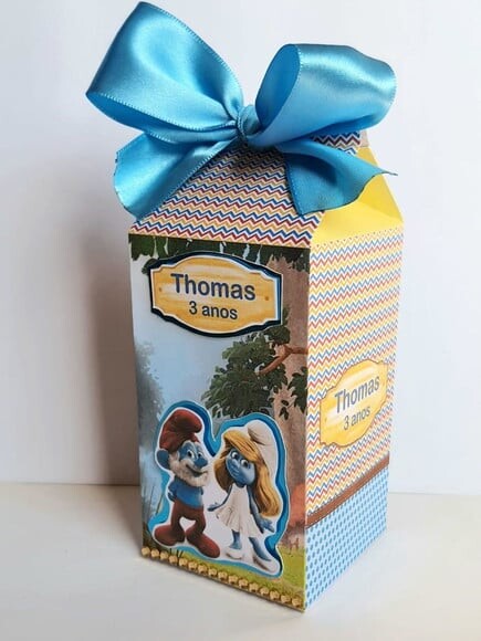 Caixa Milk Smurfs