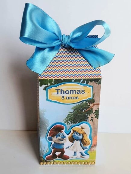 Caixa Milk Smurfs