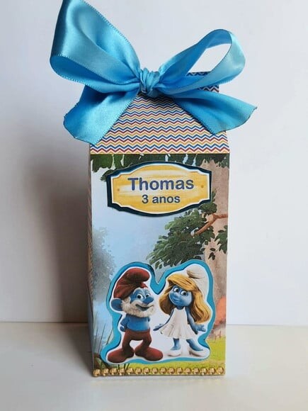 Caixa Milk Smurfs