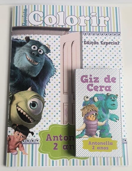 Kit Colorir com Giz de Cera