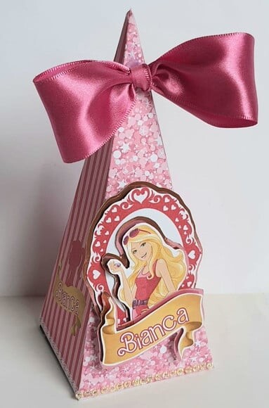 Caixa Pirâmide Barbie
