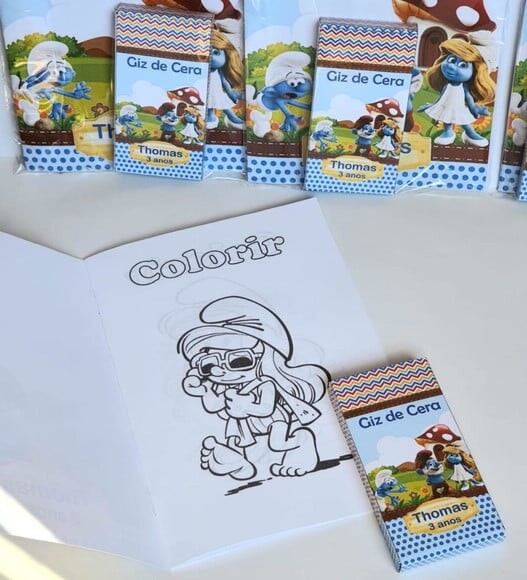 Kit Colorir com Giz de Cera