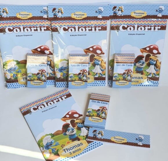 Kit Colorir com Giz de Cera